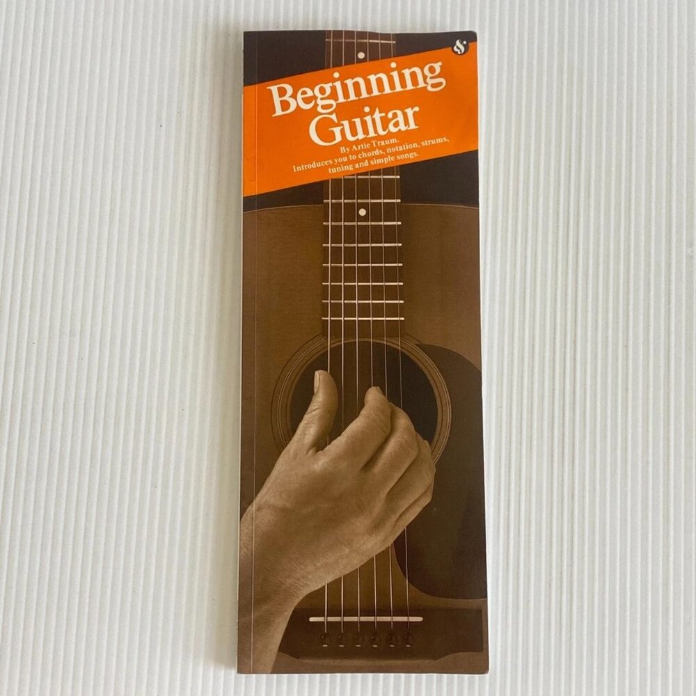 Beginning Guitar Arti Traum Paperback Chords Notation Strums Simple Songs
